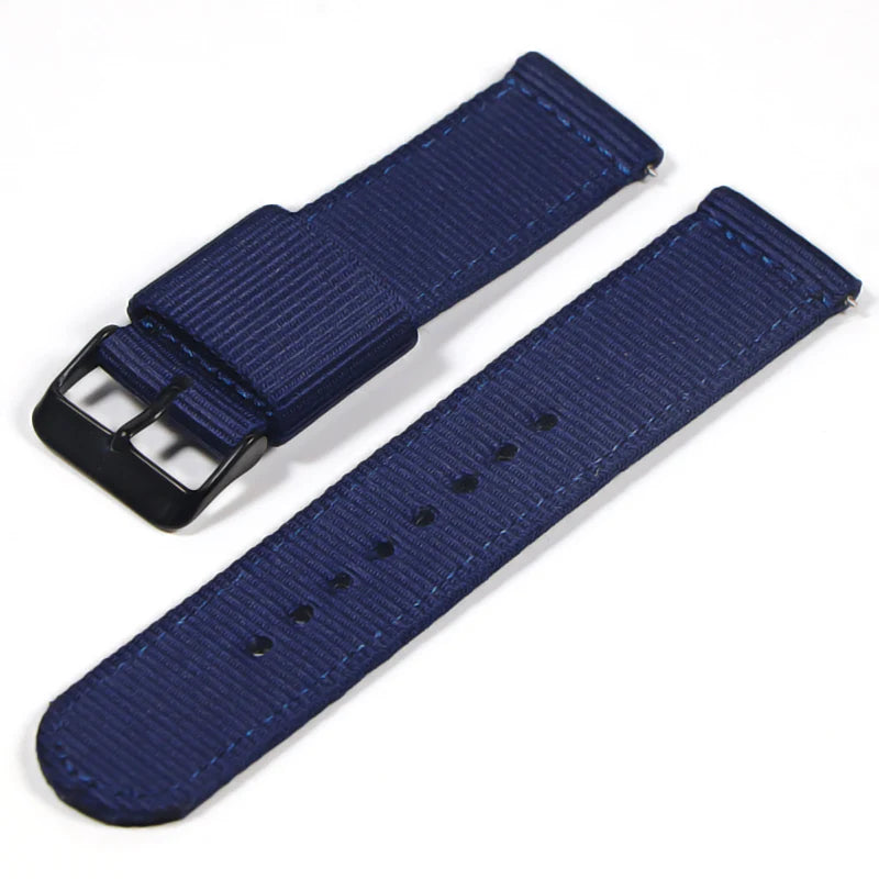 22mm Nylon watch strap For Samsung Galaxy watch 46mm 42mm Active2 Active1 Gear S3 frontier Sports nylon bang
