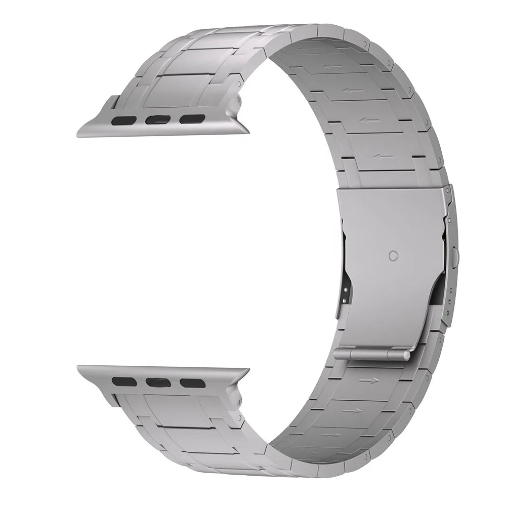 Keepwin Elegant Style Superlight Solid Real Titanium Smart Watch band Titanium Watch band for Apple Apple Watch 9 8 7 6 5 4 3 2 1