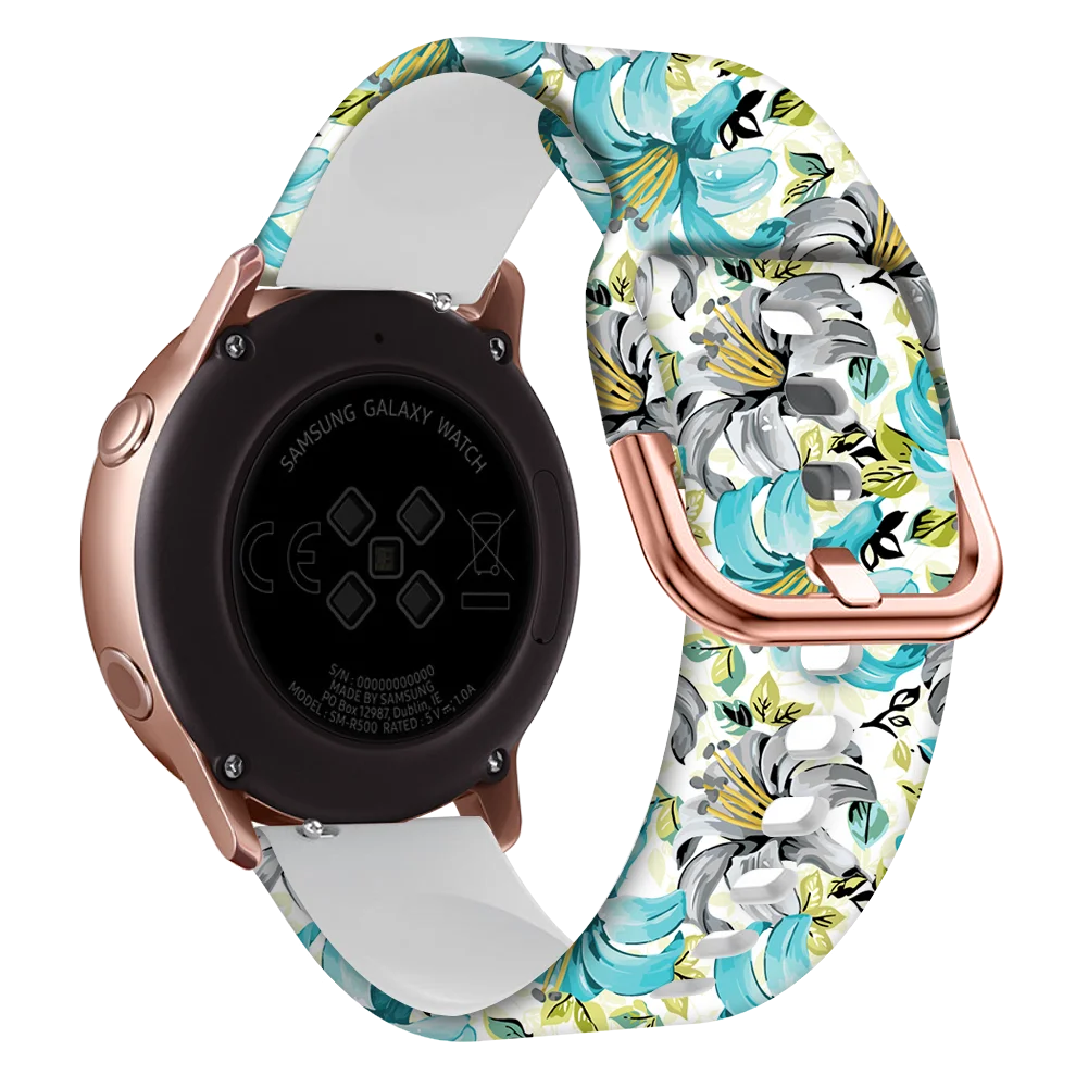 20mm Replacement Straps Correa For Samsung Galaxy Watch 5 Pro/7/6 4 44 40mm Classic 46 42 47 43mm FE Silicone Watchband Bracelet