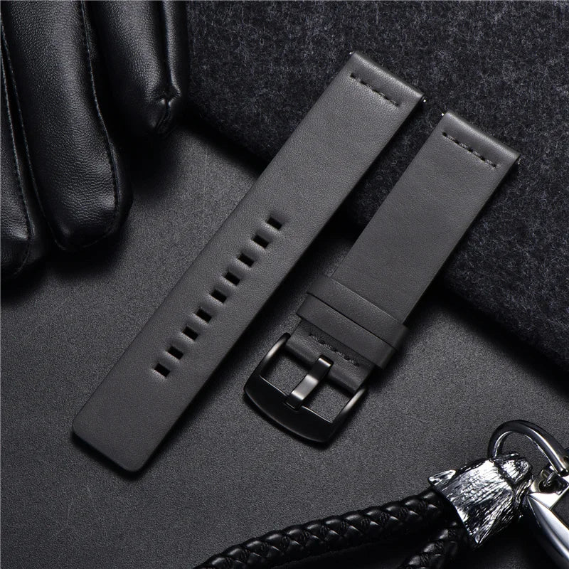 Genuine Leather Strap for Samsung Galaxy Gear S3 Watch Watchband for Sport Smart Watch Quick Release Watchbands 18 20 22mm