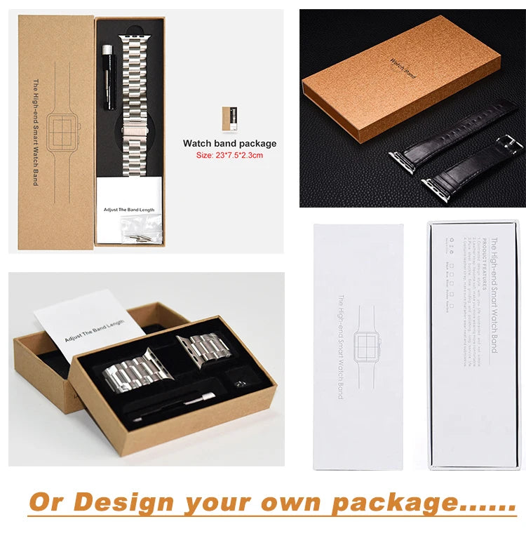 Keepwin Elegant Style Superlight Solid Real Titanium Smart Watch band Titanium Watch band for Apple Apple Watch 9 8 7 6 5 4 3 2 1