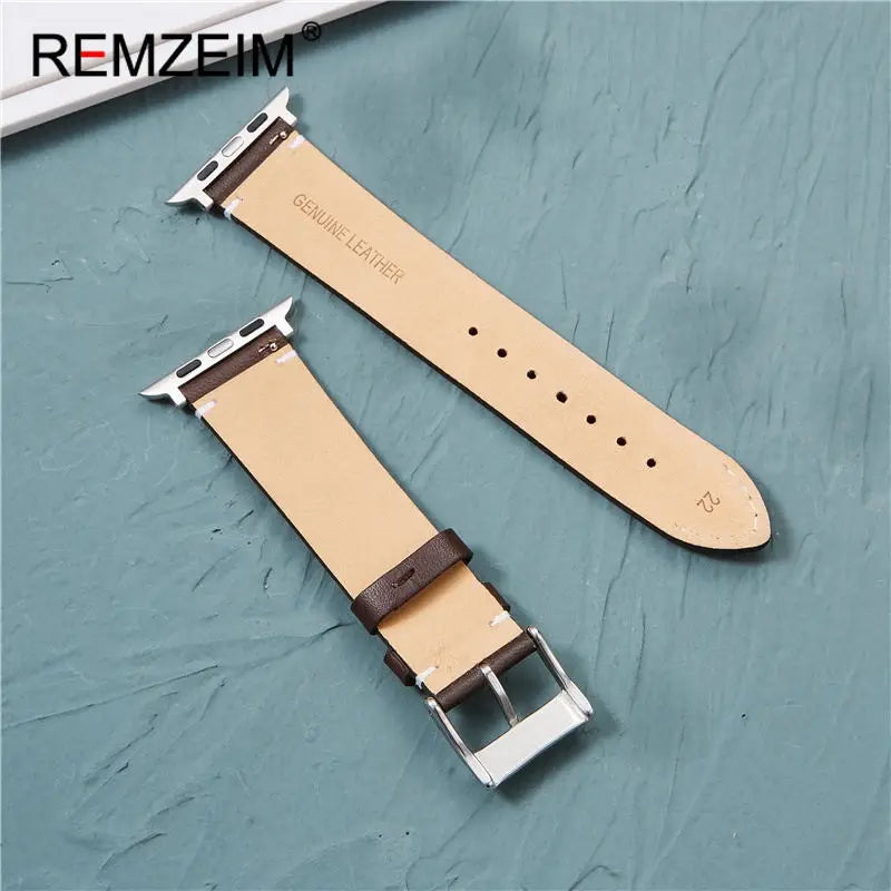 Top Layer Cow Leather band for Apple Watch Series Ultra 10 9 8 7 6 SE 5 4 3 watch band 38mm 40mm 41mm 42mm 44mm 45mm 46mm 49mm for Apple Wat