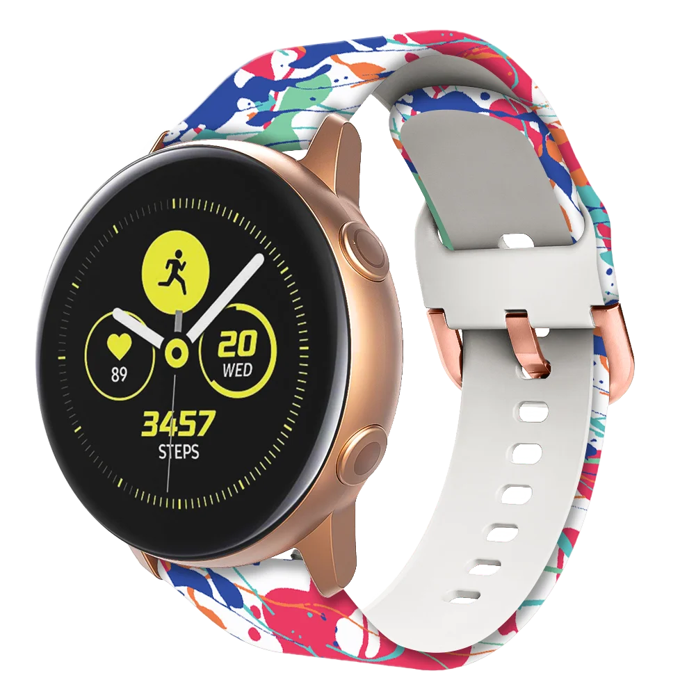 20mm Replacement Straps Correa For Samsung Galaxy Watch 5 Pro/7/6 4 44 40mm Classic 46 42 47 43mm FE Silicone Watchband Bracelet