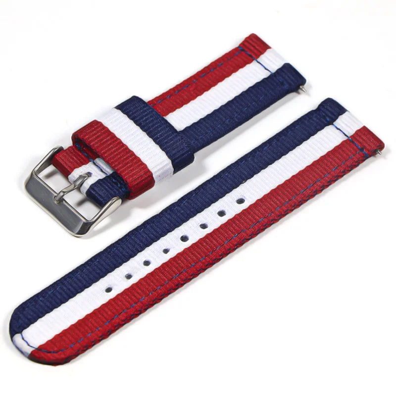 22mm Nylon watch strap For Samsung Galaxy watch 46mm 42mm Active2 Active1 Gear S3 frontier Sports nylon bang