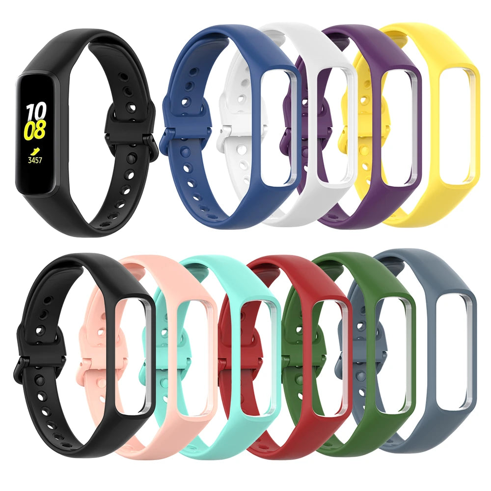 Silicone Strap For Samsung Galaxy Fit-e R375 Smart Adjustable Bracelet Replacement Wristband For Galaxy Fit E R375 Watchband