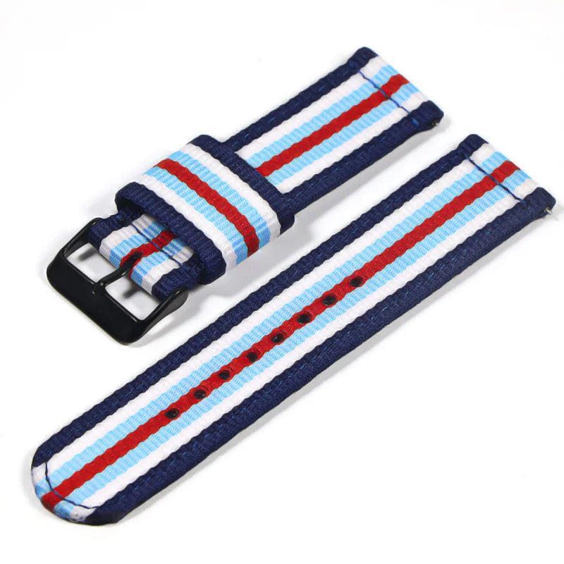 22mm Nylon watch strap For Samsung Galaxy watch 46mm 42mm Active2 Active1 Gear S3 frontier Sports nylon bang