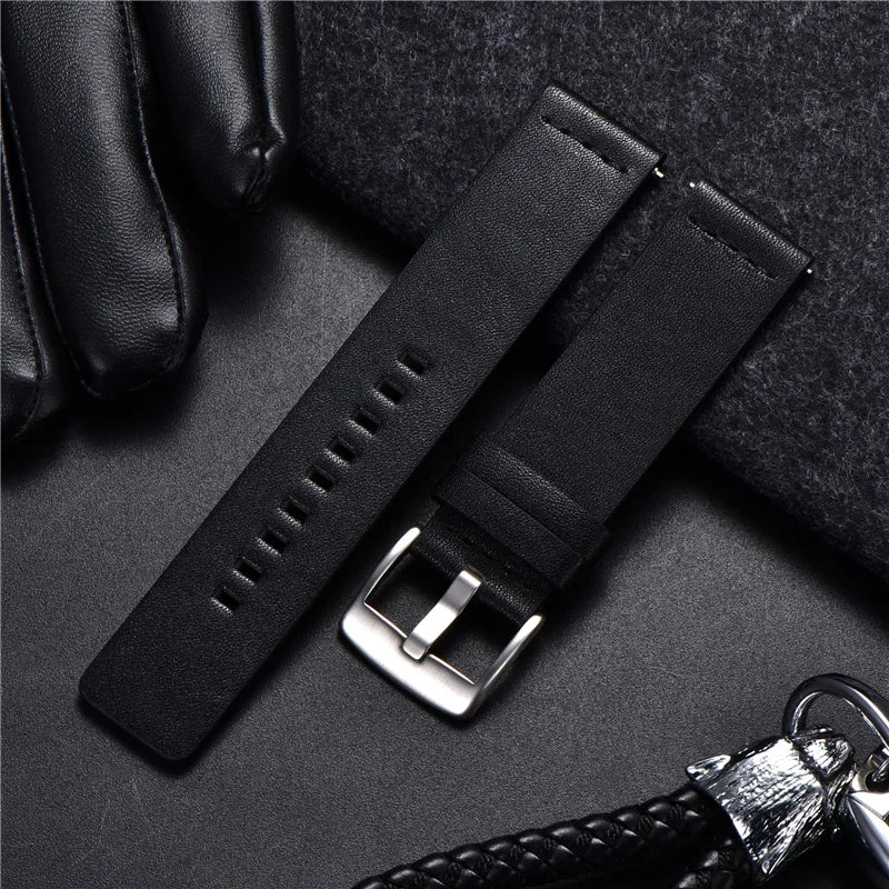 Genuine Leather Strap for Samsung Galaxy Gear S3 Watch Watchband for Sport Smart Watch Quick Release Watchbands 18 20 22mm