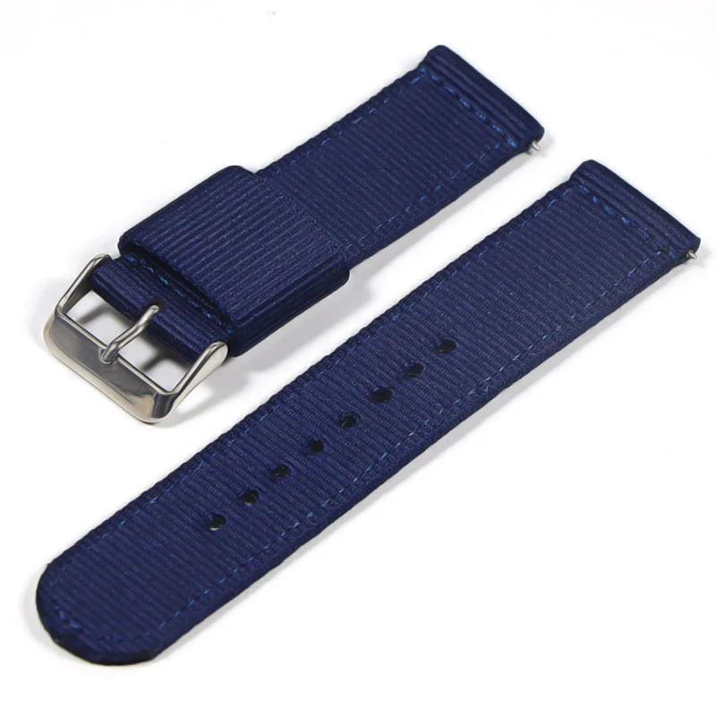 22mm Nylon watch strap For Samsung Galaxy watch 46mm 42mm Active2 Active1 Gear S3 frontier Sports nylon bang