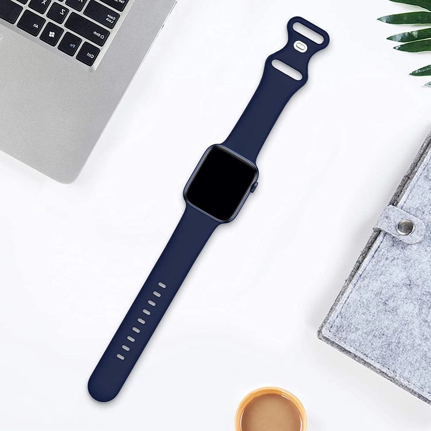 Silicone band For Apple Watch band 40mm 44mm 46mm 45mm 41mm 49mm 38mm 42mm Correa band Apple Watch Series 6 Ultra 2 7 8 9 SE 10 band