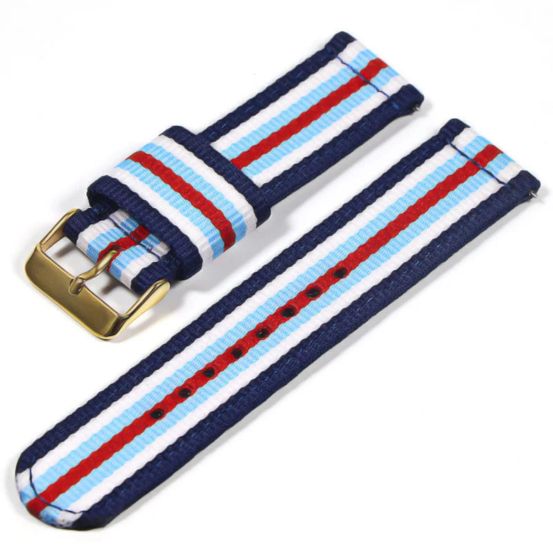 22mm Nylon watch strap For Samsung Galaxy watch 46mm 42mm Active2 Active1 Gear S3 frontier Sports nylon bang