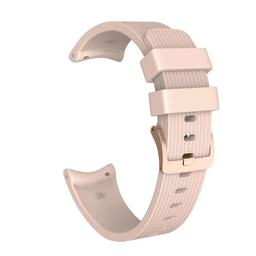 20mm Silicone Watchband for Samsung Galaxy Watch 42mm Strap for Gear Sport/Gear S2 Classic for SM-R7320 Watch Bracelet