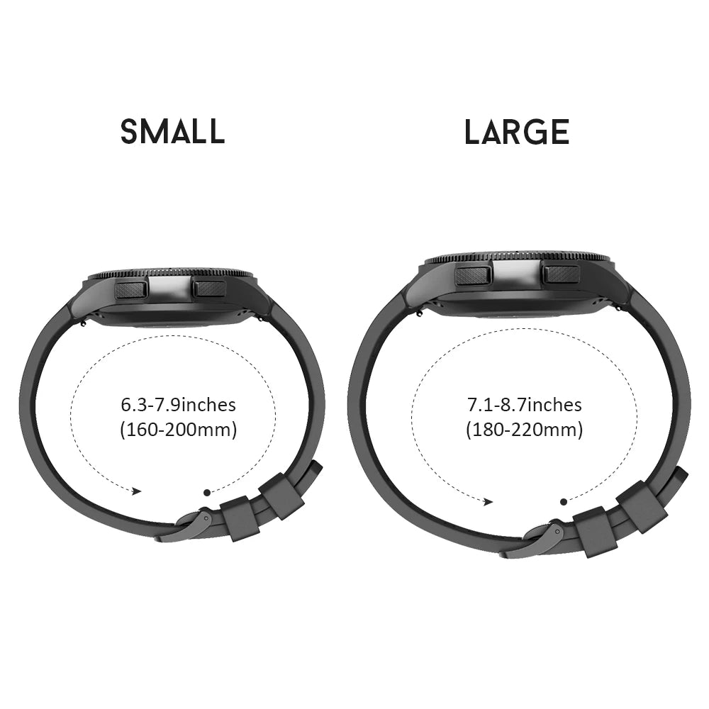 20mm Silicone Watchband for Samsung Galaxy Watch 42mm Strap for Gear Sport/Gear S2 Classic for SM-R7320 Watch Bracelet