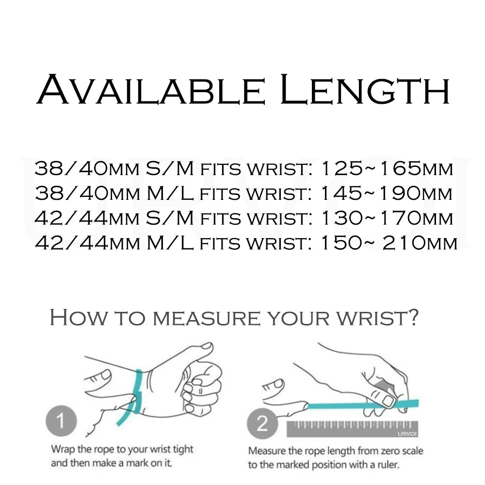 URVOI Sport band for Apple Watch Ultra 2 Series 10 9 8 7 6 SE 5 pin&tuck closure Silicone band for Apple Watch wristband replacement