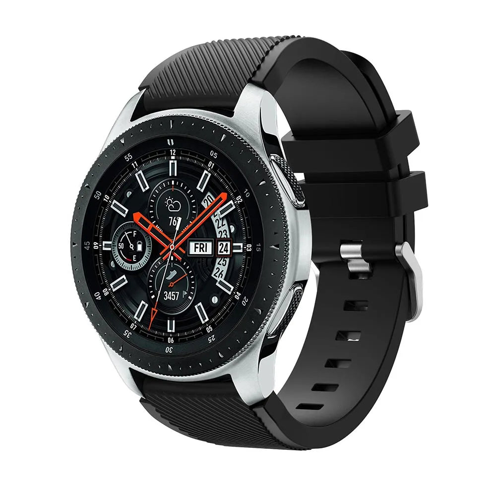 22mm Silicone Strap For Samsung Galaxy Watch 3 45mm/Gear S3/ Huawei Watch 3/GT3 Sports Breathable Band For Amazfit GTR 3 47mm