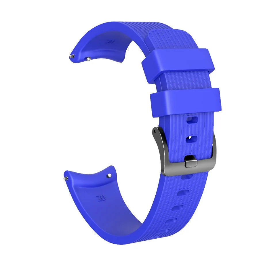 20mm Silicone Watchband for Samsung Galaxy Watch 42mm Strap for Gear Sport/Gear S2 Classic for SM-R7320 Watch Bracelet