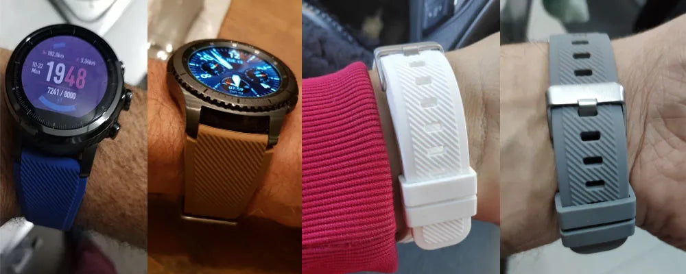 22mm Silicone Strap For Samsung Galaxy Watch 3 45mm/Gear S3/ Huawei Watch 3/GT3 Sports Breathable Band For Amazfit GTR 3 47mm