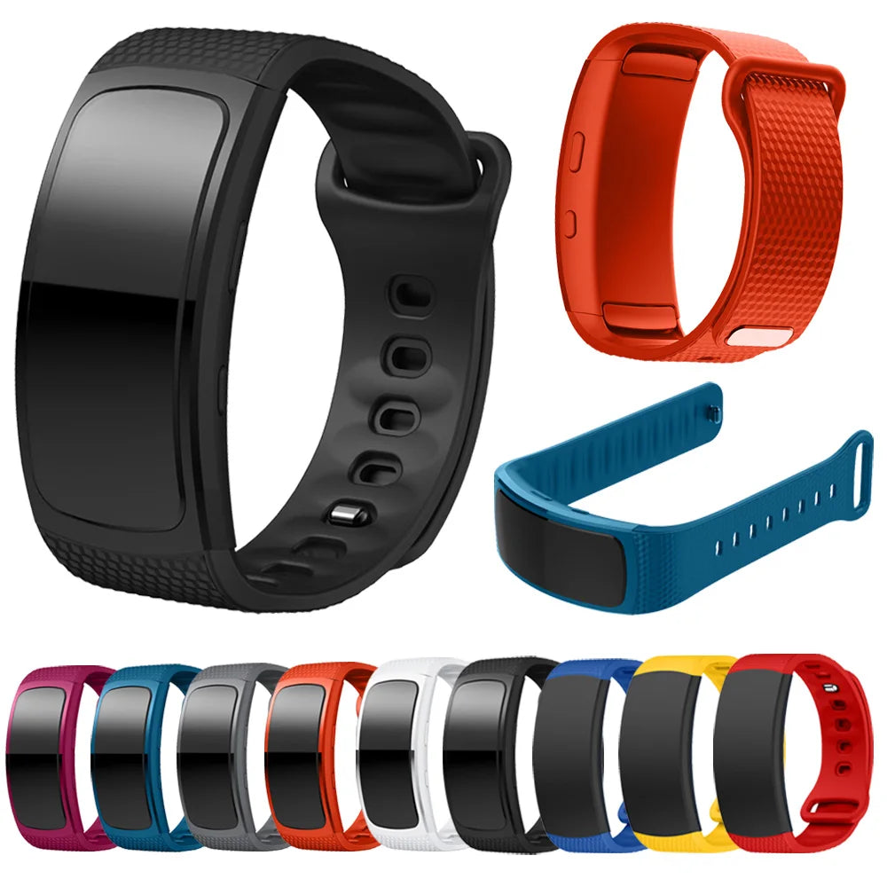 L/S Wristband Strap For Samsung Gear Fit 2 Pro Watchbands Sport Silicone For Samsung Gear Fit2 SM-R360 Smartwatch Band Bracelet