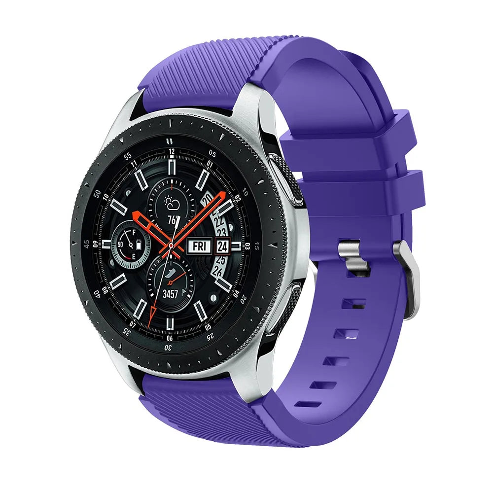 22mm Silicone Strap For Samsung Galaxy Watch 3 45mm/Gear S3/ Huawei Watch 3/GT3 Sports Breathable Band For Amazfit GTR 3 47mm