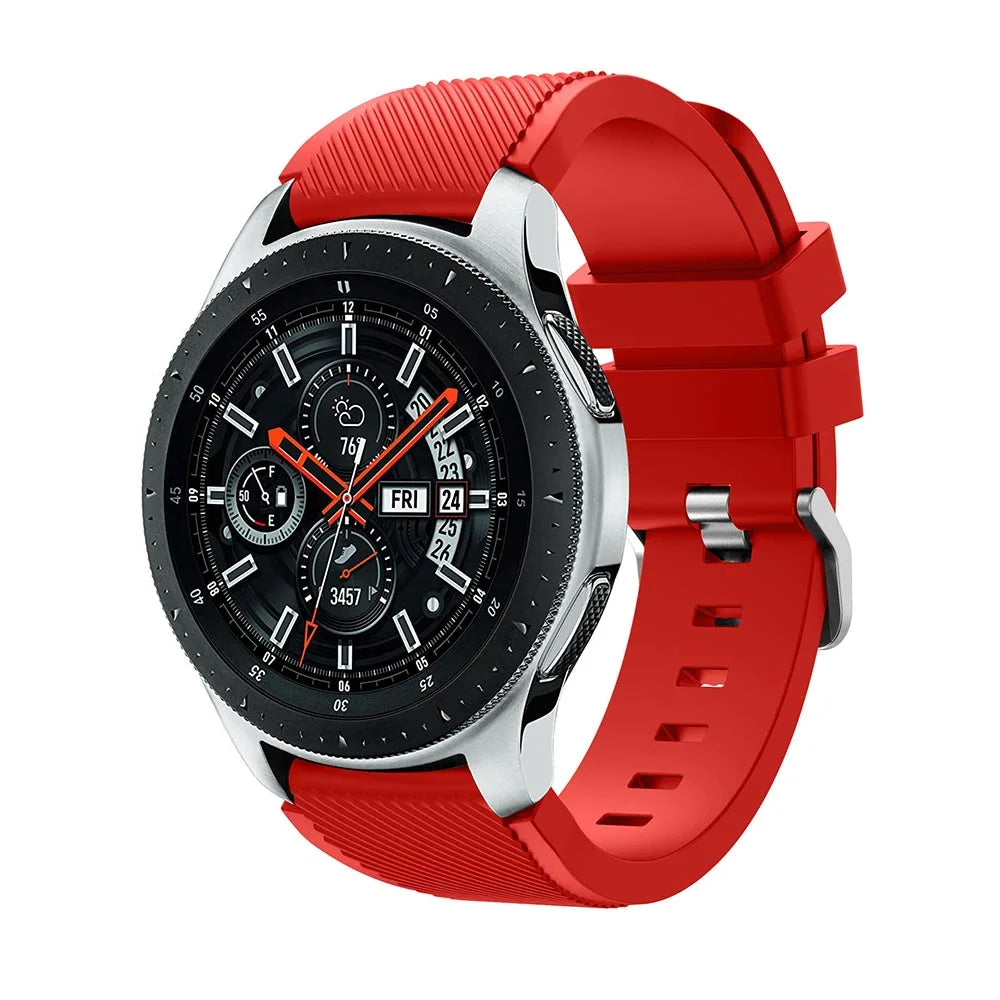 22mm Silicone Strap For Samsung Galaxy Watch 3 45mm/Gear S3/ Huawei Watch 3/GT3 Sports Breathable Band For Amazfit GTR 3 47mm