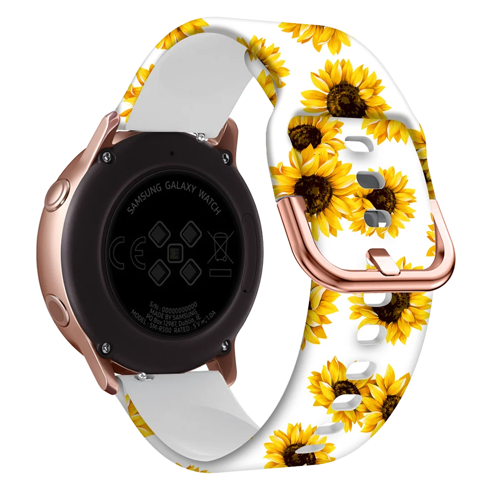 20mm Replacement Straps Correa For Samsung Galaxy Watch 5 Pro/7/6 4 44 40mm Classic 46 42 47 43mm FE Silicone Watchband Bracelet