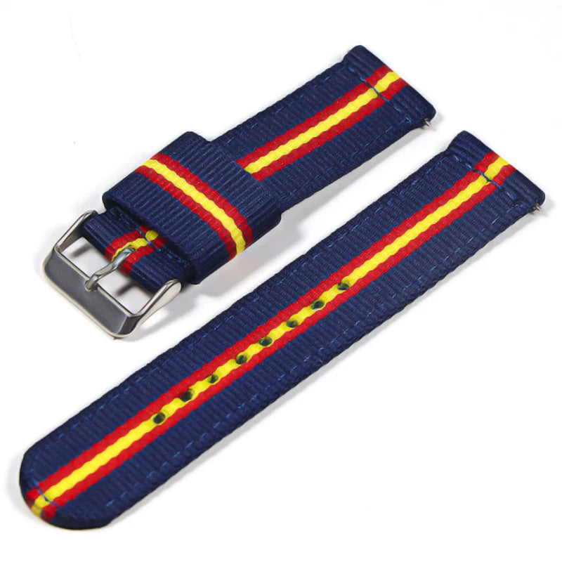 22mm Nylon watch strap For Samsung Galaxy watch 46mm 42mm Active2 Active1 Gear S3 frontier Sports nylon bang