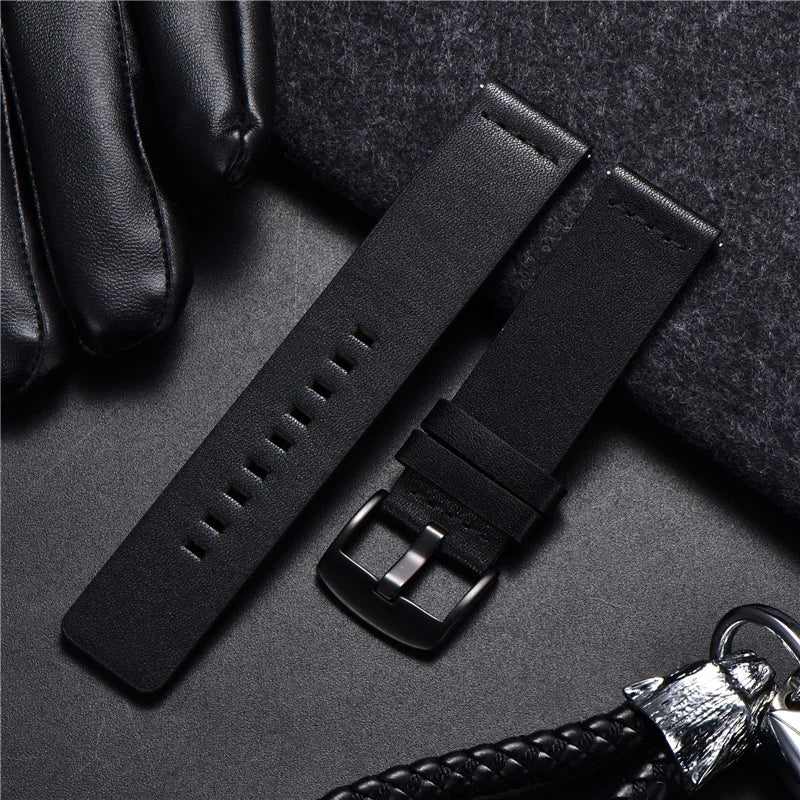 Genuine Leather Strap for Samsung Galaxy Gear S3 Watch Watchband for Sport Smart Watch Quick Release Watchbands 18 20 22mm