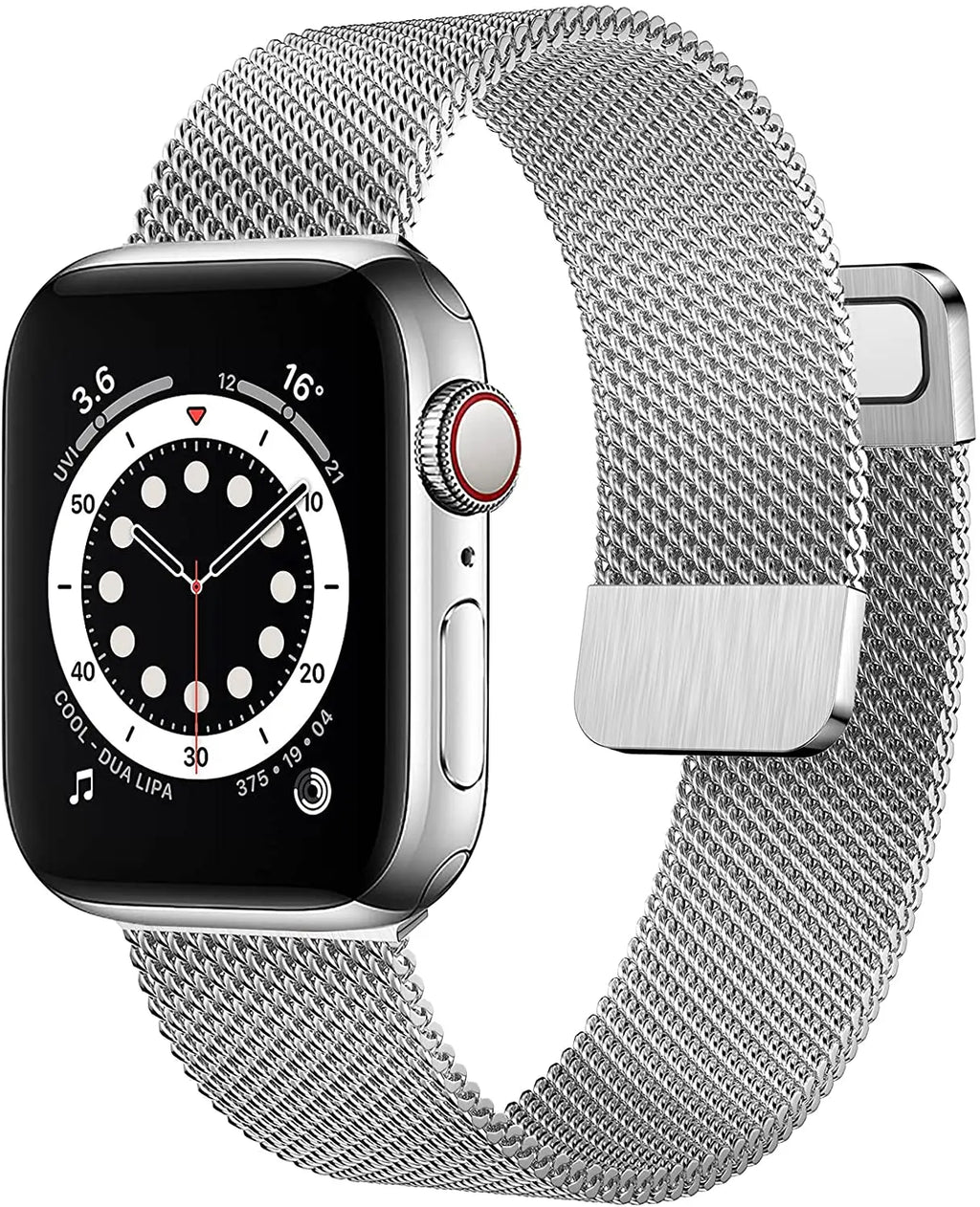 band For Apple Watch band 44mm 40mm 45mm 41mm 38mm 42mm 44mm Accessorie Milanese Loop metal band Apple Watch serie 3 4 5 6 SE 7