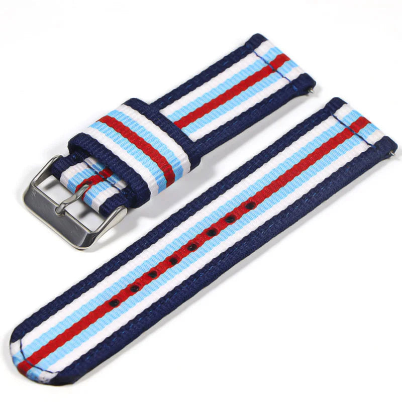 22mm Nylon watch strap For Samsung Galaxy watch 46mm 42mm Active2 Active1 Gear S3 frontier Sports nylon bang