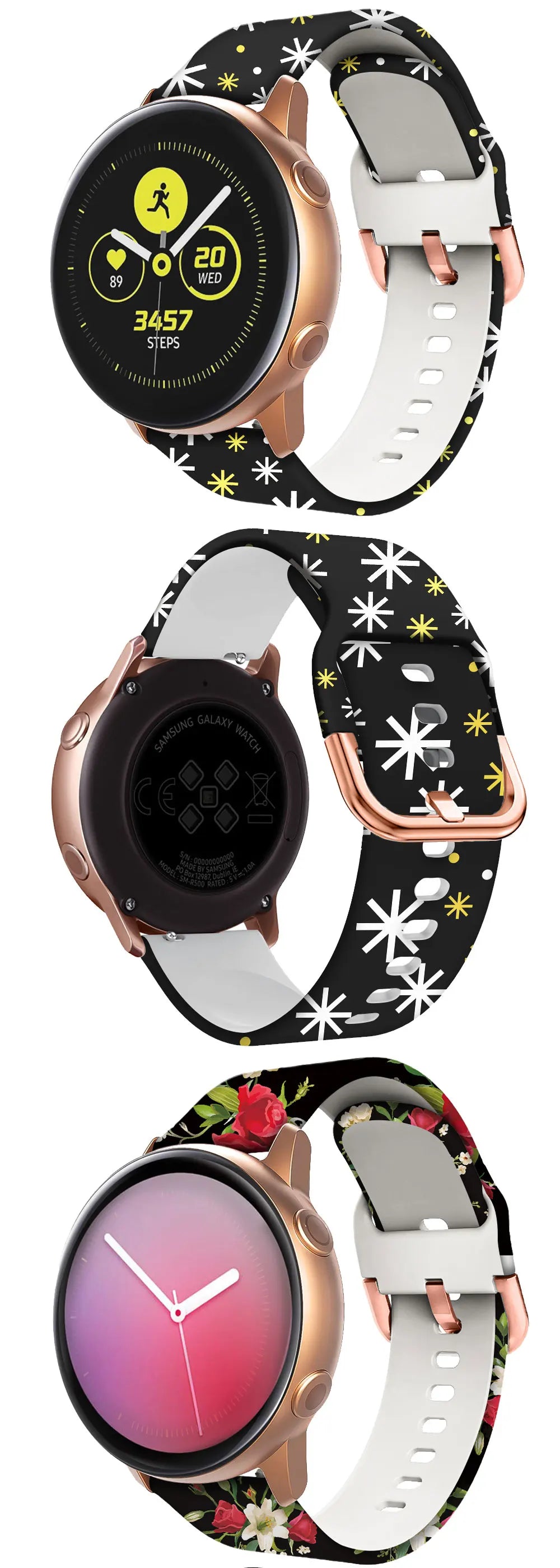 20mm Replacement Straps Correa For Samsung Galaxy Watch 5 Pro/7/6 4 44 40mm Classic 46 42 47 43mm FE Silicone Watchband Bracelet