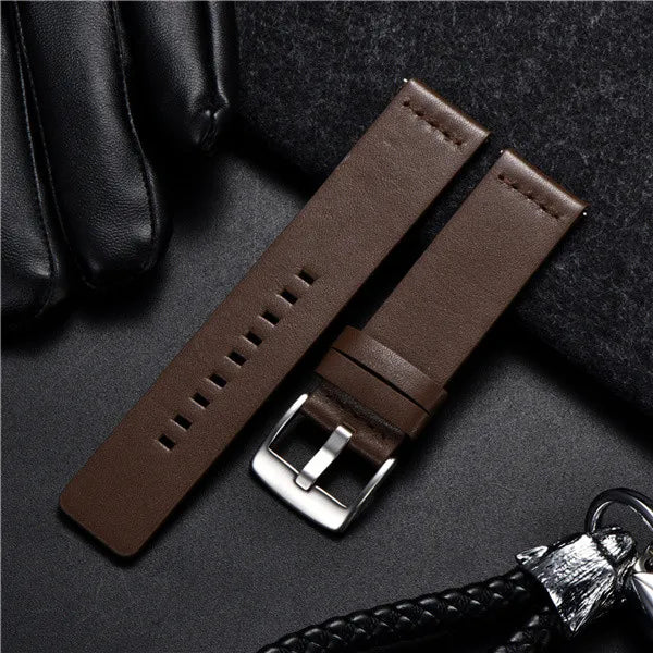 Genuine Leather Strap for Samsung Galaxy Gear S3 Watch Watchband for Sport Smart Watch Quick Release Watchbands 18 20 22mm
