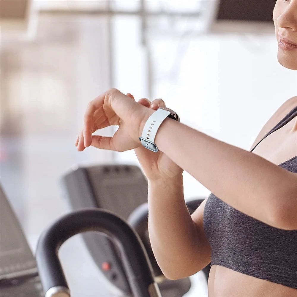 Replacement Band For Samsung Galaxy Watch 3 41mm Silicone Strap For Samsung Galaxy Watch Active 1/2 Galaxy Watch 42mm Watchbands