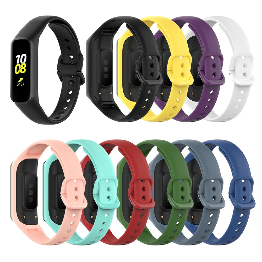Silicone Strap For Samsung Galaxy Fit-e R375 Smart Adjustable Bracelet Replacement Wristband For Galaxy Fit E R375 Watchband