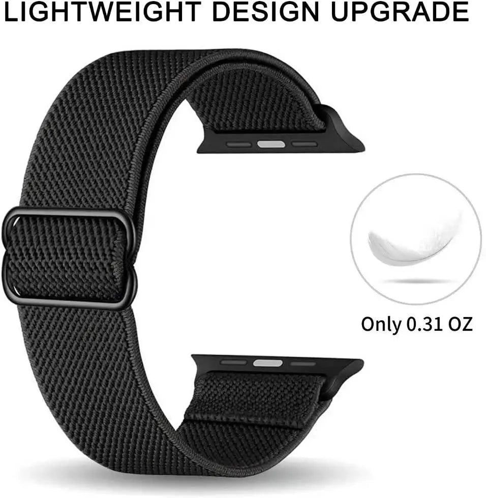 band for Apple Watch band 44mm 40mm 45mm 41mm 46mm Scrunchie Elastic Nylon band Apple Watch Series 3 SE 6 7 8 9 10 Ultra 2 49mm