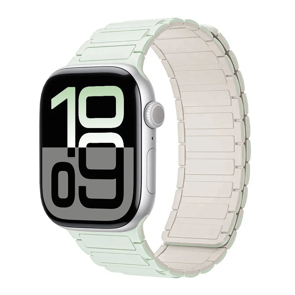 New Magnetic Silicone band for Apple Watch band Ultra 3 2 49mm 11 10 46mm 42mm band Belt Apple Watch 9 8 7 6 5 SE 45mm 41mm 44mm