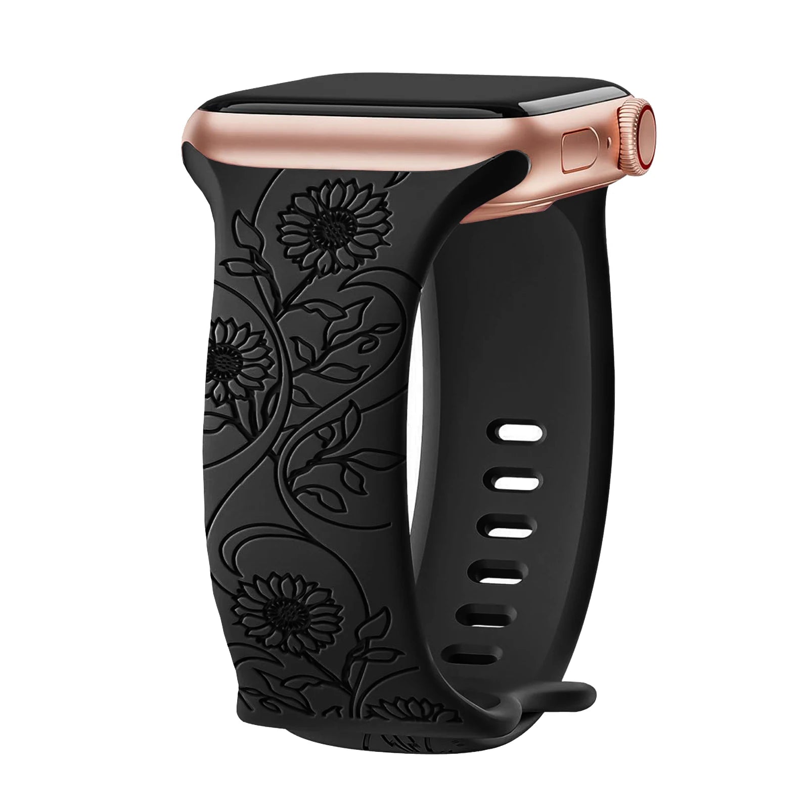 band For Apple Watch band 40mm 44mm 41mm 49mm 45mm 46mm 42mm Silicone Engraved band Apple Watch Series Ultra 2 10 9 SE 8 7 6 5 4