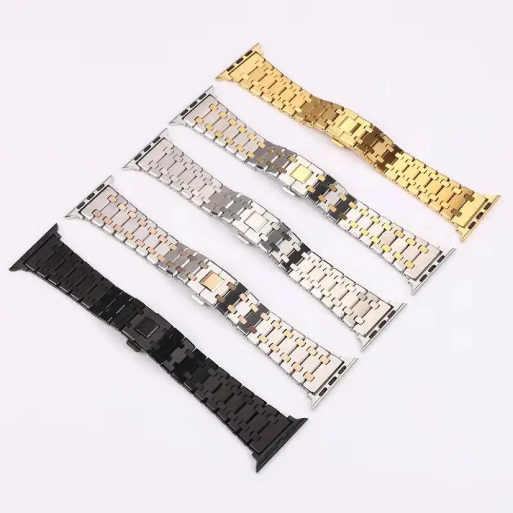 Luxury metal band For Apple Watch Series 11 46mm 42mm Ultra 3 49mm 45mm 41mm Stainless Steel band Apple Watch 10 9 SE3 40mm 44mm