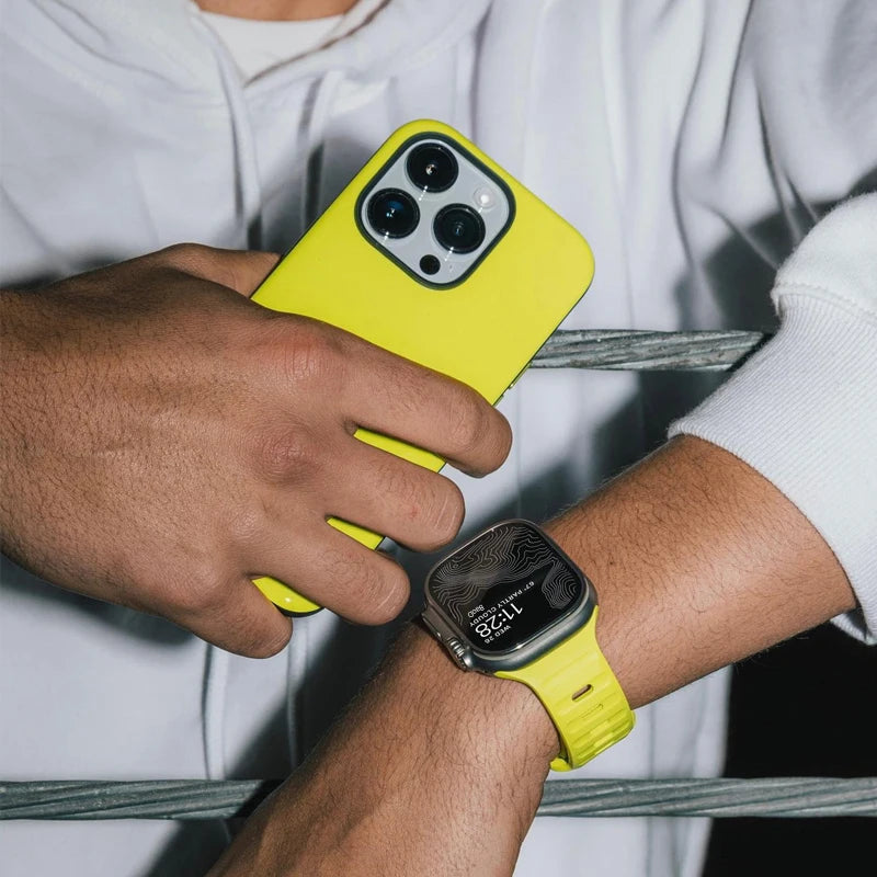 Soft Silicone Sport band For Apple Watch Ultra 8 SE 7 Series 44mm 40mm 49mm 45mm Rubber watch band For Apple Watch 6 5 4 3 42mm 38mm