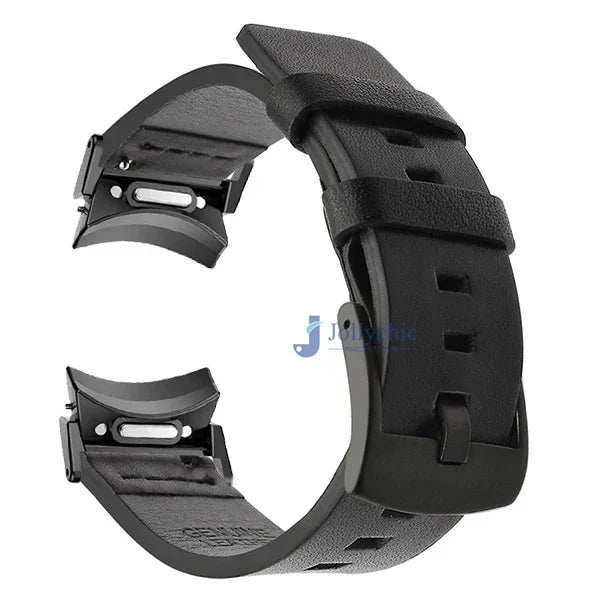 No Gaps Leather Strap For Samsung Galaxy Watch 7 6 Classic 47mm 43mm 6/5/4 40mm 44mm 5Pro 45mm Quick Fit Band Accessories