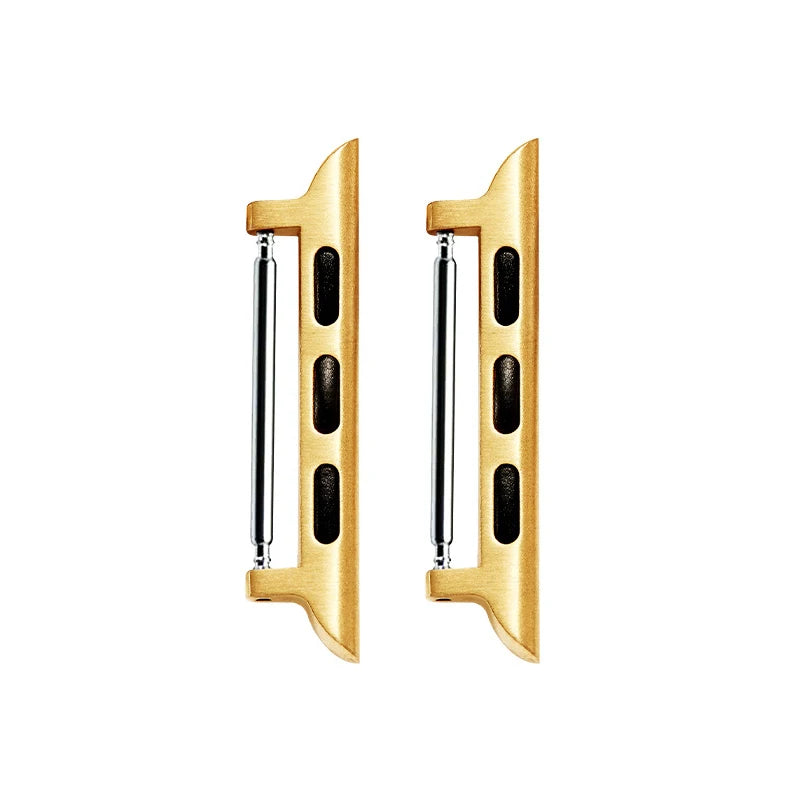 2PCS Connector For Apple Watch band Series 9 8 7 6 5 4 3 SE 44mm 40mm 42mm 41mm 45mm Stainless Steel Adapter Apple Watch Ultra 2 49mm