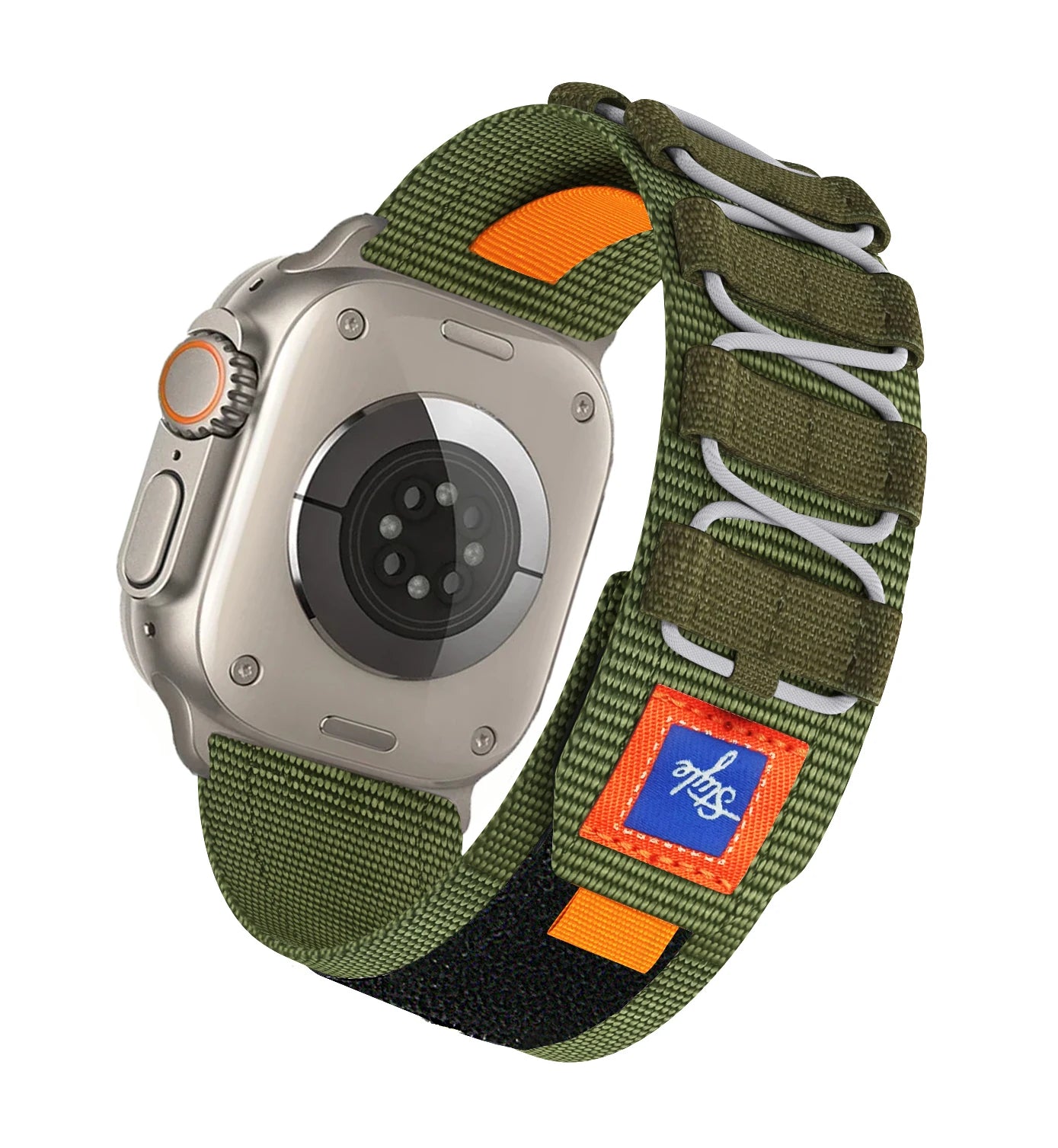 Nylon Five Loop band for Apple Watch Ultra 3 2 1 49mm Wristband for 11 10 9 8 7 6 5 4 SE3 46mm 45mm 44mm 42mm 41mm 40mm Correa