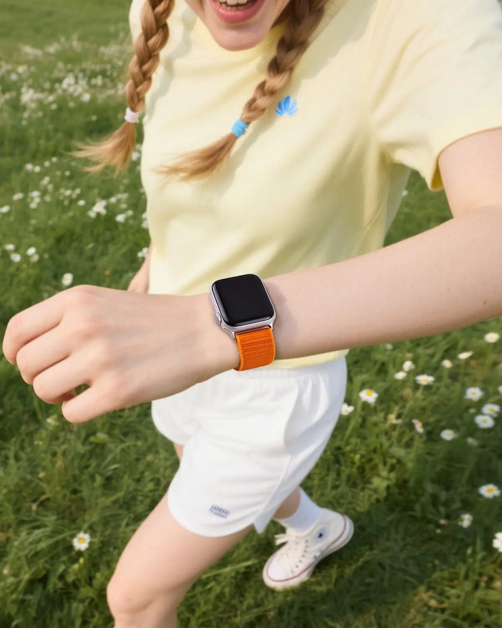 Braided Nylon Loop band for Apple Watch band 42mm 46mm 45mm 44mm 46mm 49mm band brecelet correa Apple Watch Ultra 3 SE 11 10 9 8 7 bands