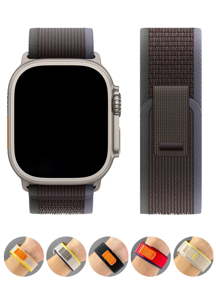 Trail Loop band for Apple Watch Ultra 3 2 band 49mm 46mm 44mm 45mm 40mm 41mm 42mm Correas band Apple Watch Series 11 10 SE 9 8 7