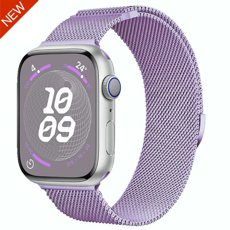 Milanese band for Apple Watch 44mm 40mm 45mm 41mm 46mm 42mm 38mm 49mm metal band Apple Watch Series 11 10 Ultra 9 8 7 6 5 SE3 band