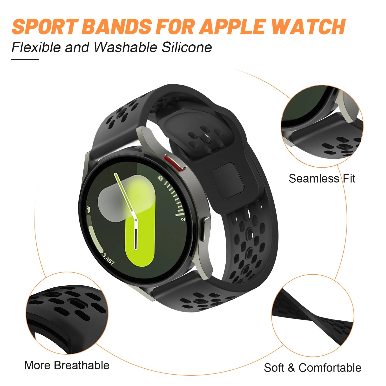 20mm 22mm Straps For Samsung Galaxy Watch 7/FE/5/pro/6/4/Classic/Active 2/Gear s3 correa Bracelet Huawei watch GT/5 Pro/4/3 Band