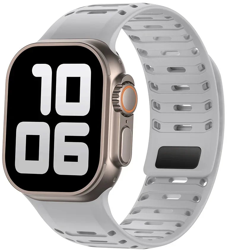 Magnetic Silicone band for Apple Watch Ultra 3 2 1 49mm Series 11 10 46mm Sport watch band Apple Watch 9 8 7 6 5 SE 3 45mm 44mm Band