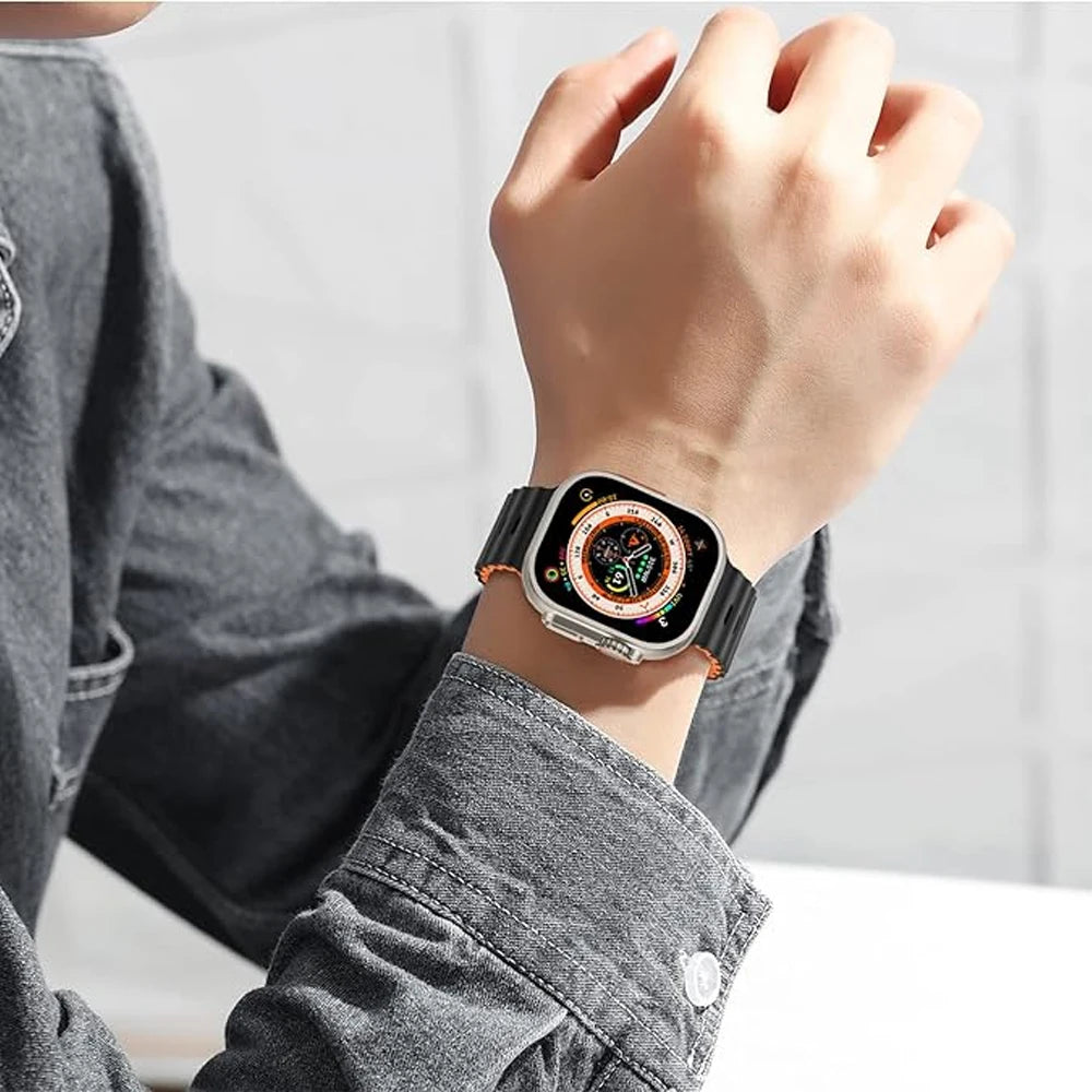 Ocean band for Apple Watch Ultra 3 2 49mm 46mm 45mm 44mm 42mm 40mm 41mm band correa Apple Watch Series 11 10 9 7 8 5 6 SE Sport band