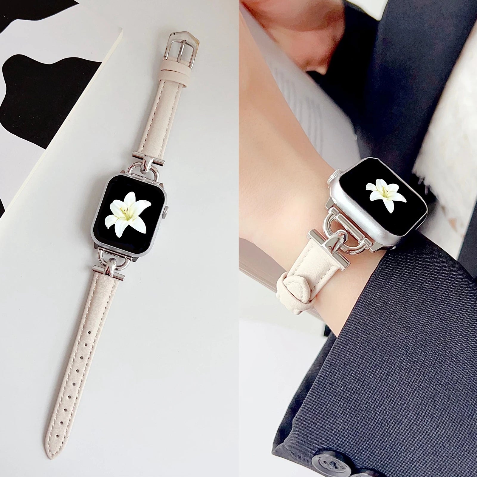 leather loop band For Apple Watch band correa Series Ultra 11 10 9 8 7 6 5 4 3 2 1 SE 38mm 40mm 41mm 42mm 44mm 45mm 46mm 49mm