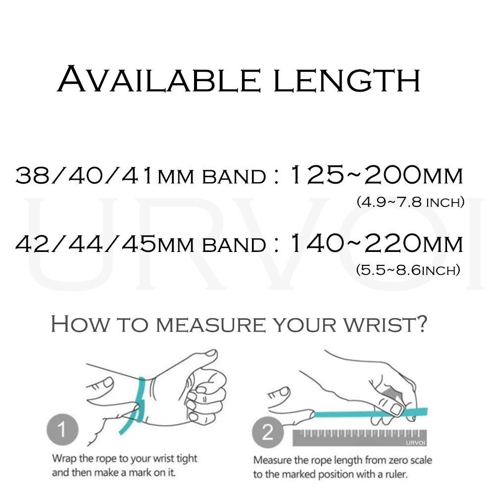 URVOI Sport Loop for Apple Watch Ultra 3 2 Series 11 10 9 8 SE3 Nylon loop for Apple Watch sport band 42mm 46mm breathabe hook fastener