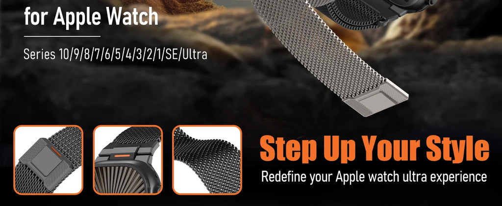 Milanese Loop band for Apple Watch band 44mm 40mm 46mm 45mm 49mm 42mm 38mm 41mm band Apple Watch Series 10 SE 9 8 7 6 3 Ultra 2