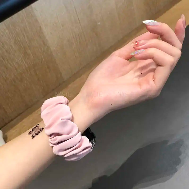 Candy Color Scheme Strap for Samsung Galaxy Fit 3 Elastic Solo Loop Strap for Samsung Galaxy Fit3 SM-R390 Accessories